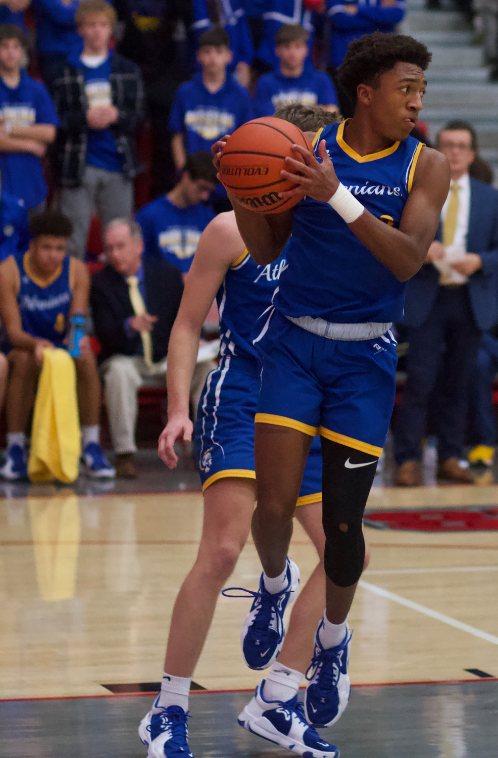 Ziair Morgan was one of the leading scorers for Crawfordsville with 7 points.